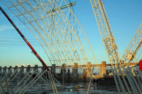 冷水江网架一角