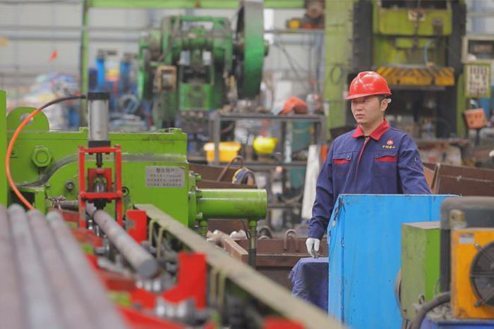 冷水江网架锥头自动化生产